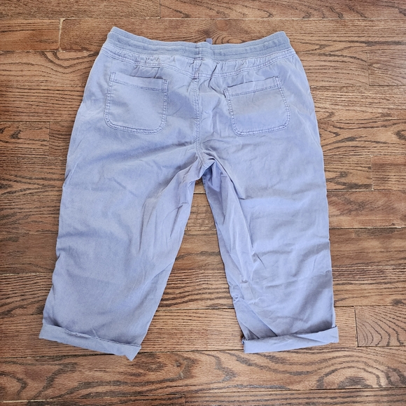 Sonoma Goods For Life Purple Utility Capri Pants Large Hiking Gorpcore Summer - Picture 7 of 8